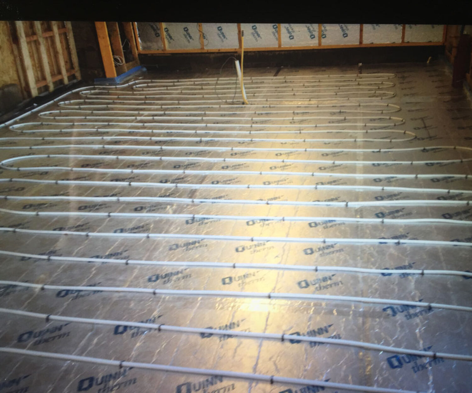 Our underfloor heating will keep your feet warm
