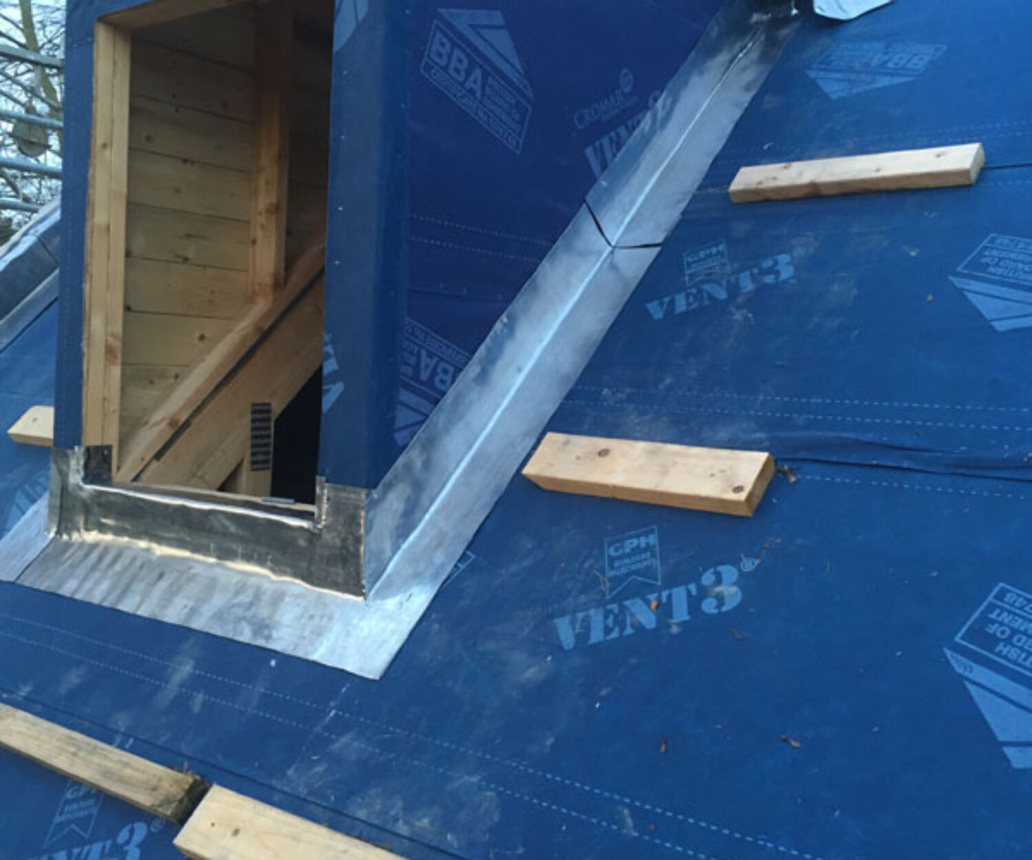 Roofing lead work and guttering
