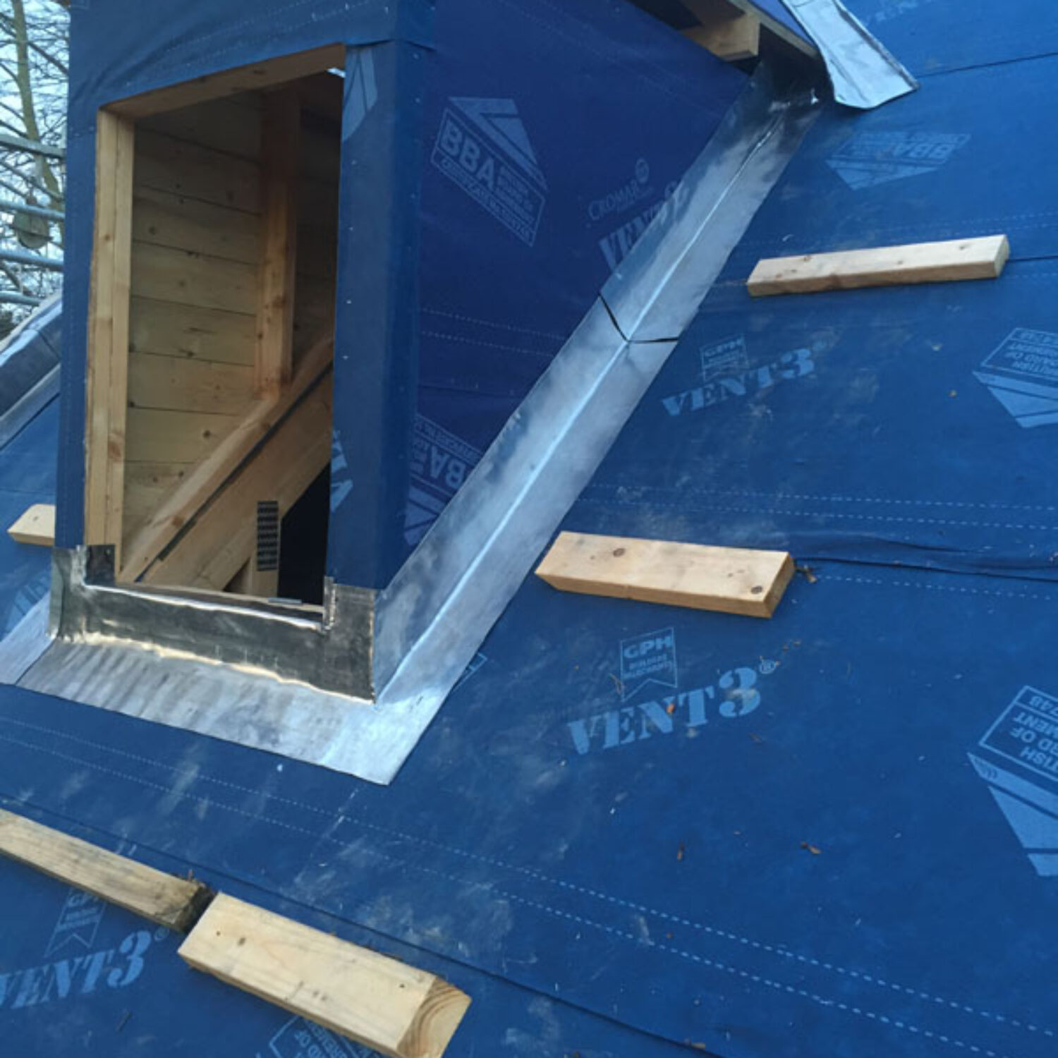 Roofing lead work and guttering